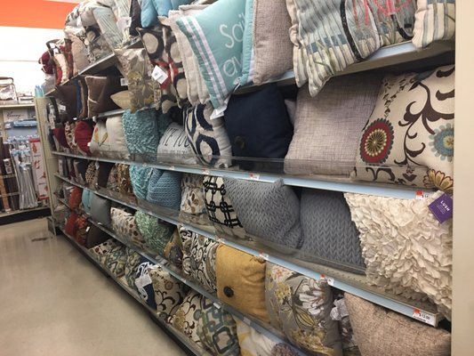 A whole aisle for pillows.