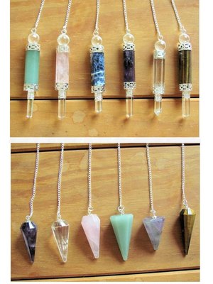 Gemstone Pendulums