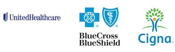 Now In Network with BCBS, United Healthcare, and Cigna! Other carrier contracts anticipated to finalize in July 2019