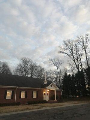 Fellowship Baptist Church Building Entrance