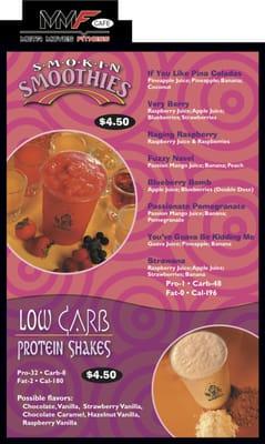 Blended smoothies are a perfect end to any workout! Check out the Meta Moves Cafe.