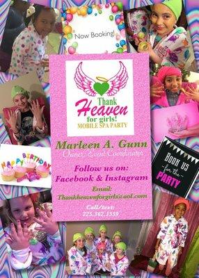 Thank Heaven For Girls  Mobile Spa Party