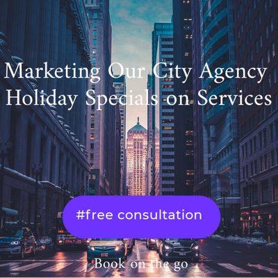 Marketing Our City Agency promotion discounts on our services of web design and digital marketing.