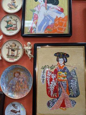 Stunning vintage Asian art is only $125.