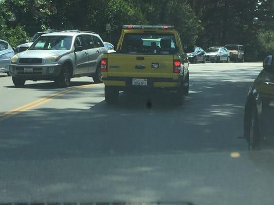 Cutting people off in busy Golden Gate park