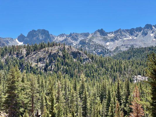 A view from one of our many outings.  It is so much fun exploring all the different areas in the Sierras.