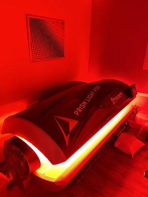 Red Light Therapy.  Best overall body treatment for aches and pains and skin!