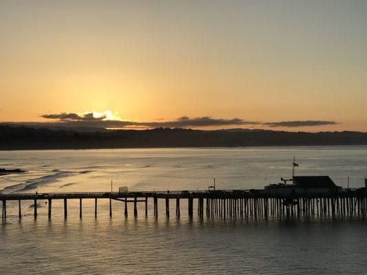 Sunrise overlooking the Capitola Pier.