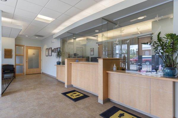 Reception Desk at the Toledo Clinic