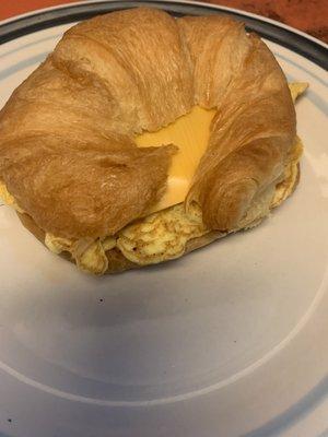 Croissant sandwich