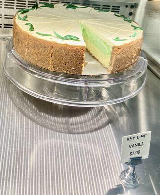 Key lime cheesecake