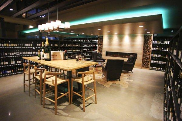 Lounge - Located in the wine section. Wine Tastings are frequently held in this area.