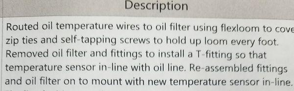 He told me they never removed the oil filter but here's his invoice showing they did! Total liar!!!!