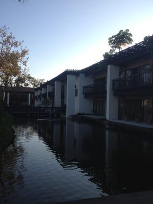 Beautiful Lake that surrounds our building, be sure to say hello to the fish, ducks and turtles on your way in :)