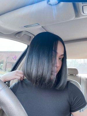 Short bob cut by Yany