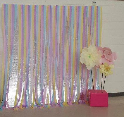 Eventurous Event Planning made photo backdrop