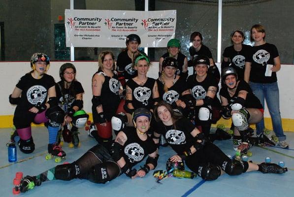 After the bout!  April 7, 2012