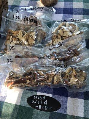 Dried schrooms