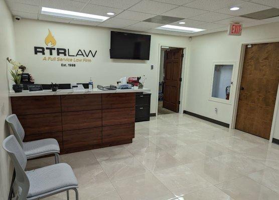 Interior images of RTRLaw in Tampa, FL