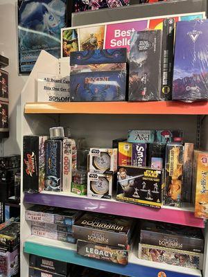 All board games buy one get one 50% off