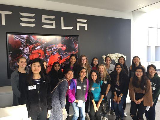 Miss CEO Career Exploration Event at Tesla