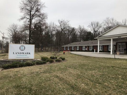 Facility is now Landmark Assisted living facilities