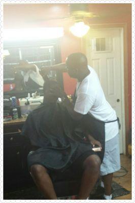 Black men hair cuts and shaves