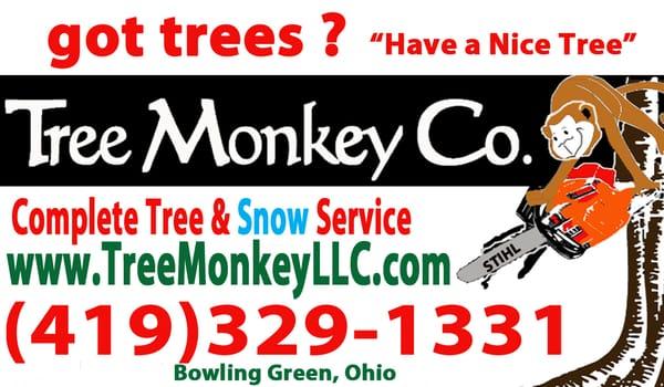 Tree Monkey Complete Tree Service LOGO