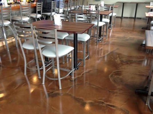 Brown Reflector Floor. These are fully custom and can be a wide variety of colors.