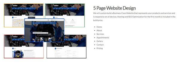 PerformancePlacementService.com 5 Page Website Design