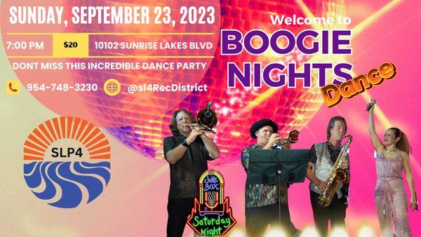 Sunday September 23rd - boogie Nights