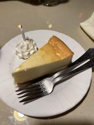 Cheesecake for our anniversary!