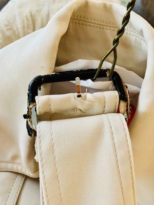 Ruined trench coat (belt)