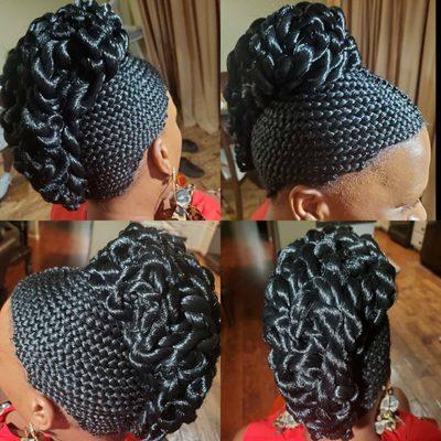 OMGorgeousNESS!!!!!! When your Braider says: "I NEED to come by and UPGRADE your CROWN!  DETAIL that's DANGEROUSLY beautiful!