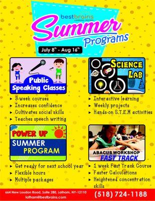 Summer Programs at Best Brains