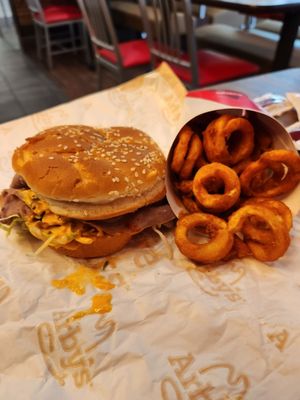 Spicy Roast Beef and Curly Fries