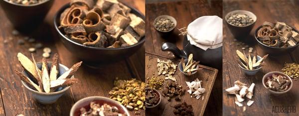 Natural herbs are used in creating herbal teas that are specifically designed for each patient