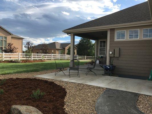 Added new patio extension