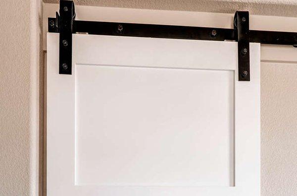 Goldberg Brothers barn door hardware can be used on doors throughout your home.