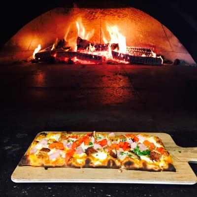 Coal Oven Flat Bread Pizzas!