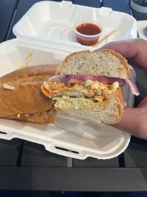 Buffalo chicken sandwich