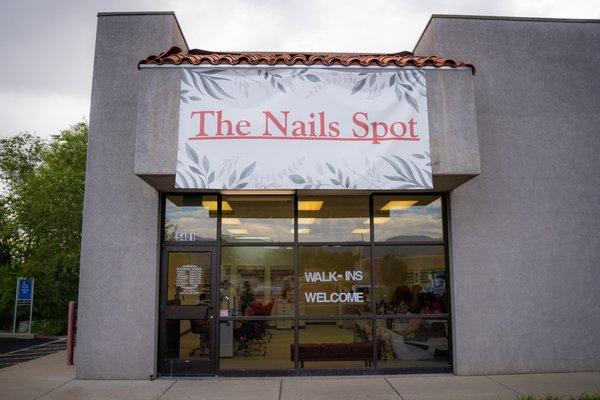 The front of the Nail Salon