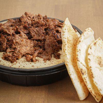 Hummus with Steak