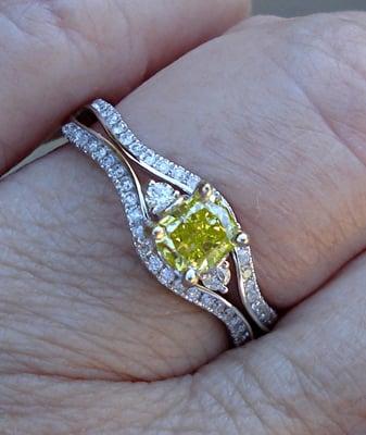 Yellow Diamond Ring