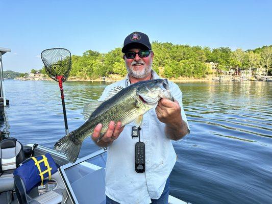 Captain Mike Doll and Bass Fishing