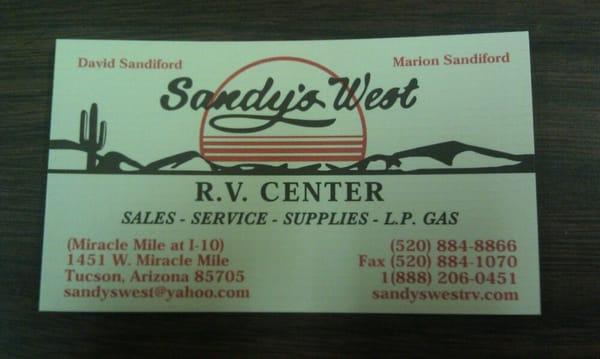 Sandy's West RV Center