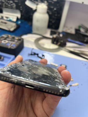 iPhone Back Glass and Housing replacement usually takes 3 hours.