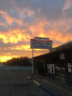 Early morning at Barstow Industrial Supply