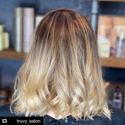 Blonde balayage