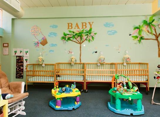 A look inside one of our infant rooms.